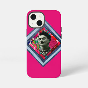 Etui iPhone 13 Mini Frida Kahlo Rétro Denim Diamant