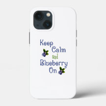 Gardez Le Calme Et Le Blueberry Sur Coque-Mate coq