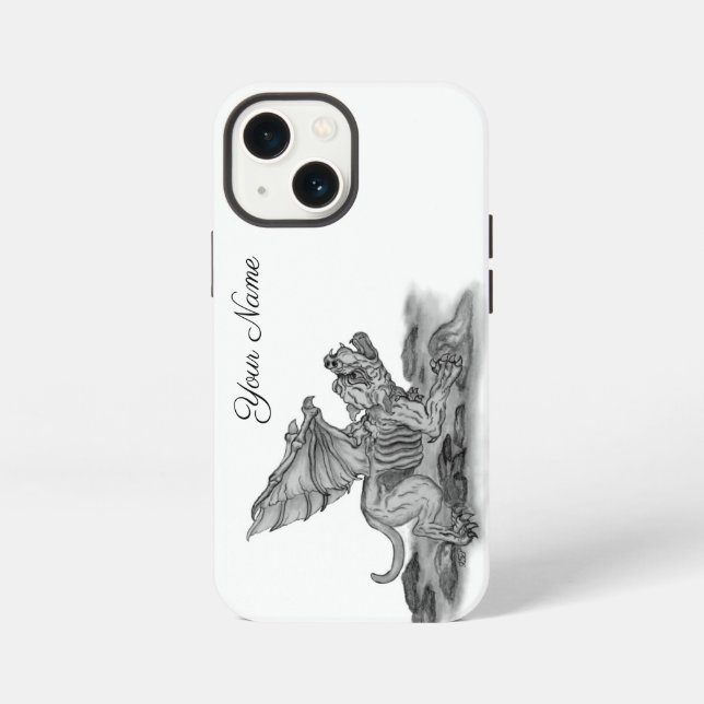 Etui iPhone 13 Mini Golem Gargoyle (Verso)