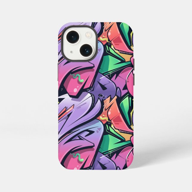 Etui iPhone 13 Mini graffiti cool (Verso)