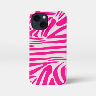 Etui iPhone 13 Mini Impression zèbre rose
