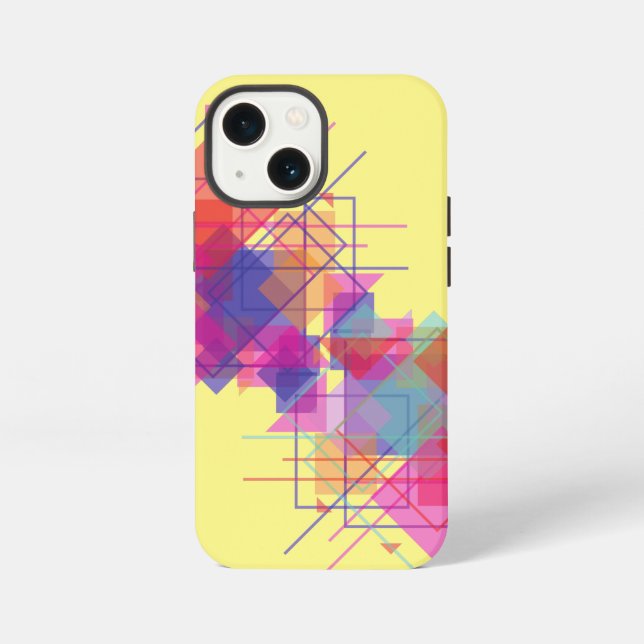 Etui iPhone 13 Mini jaune (Verso)