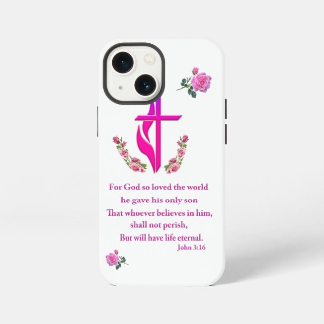 Etui iPhone 13 Mini Jean 3:16 (Verso)