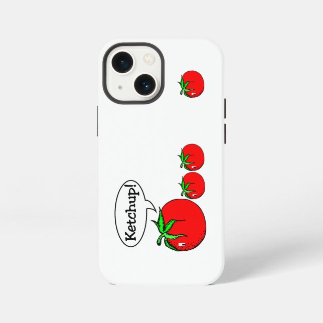 Etui iPhone 13 Mini Ketchup Joke (Verso)