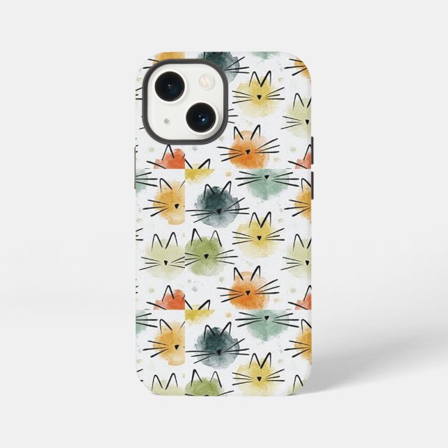 Etui iPhone 13 Mini Kitty Cat Tough Apple iPhone 13 mini Coque (Verso)