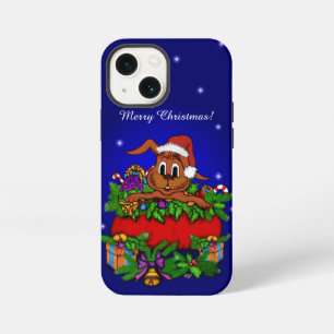Etui iPhone 13 Mini Lapin de Noël