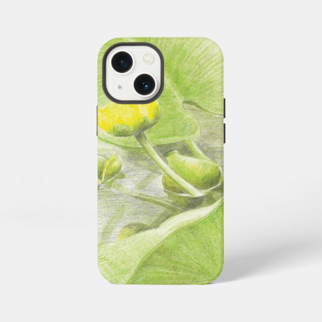 Etui iPhone 13 Mini Lys de fleurs (Verso)