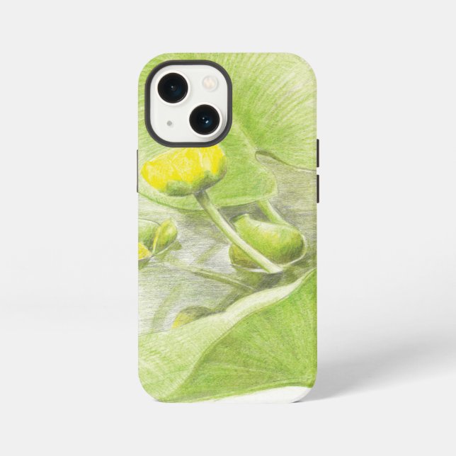 Etui iPhone 13 Mini Lys de fleurs (Verso)