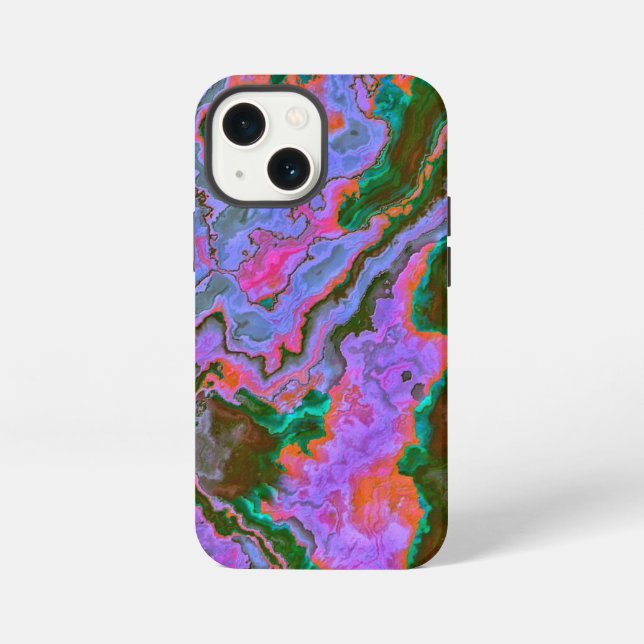 Etui iPhone 13 Mini Marbre aigre (Verso)