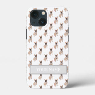 Etui iPhone 13 Mini Masque personnalisé Frenchie Chien