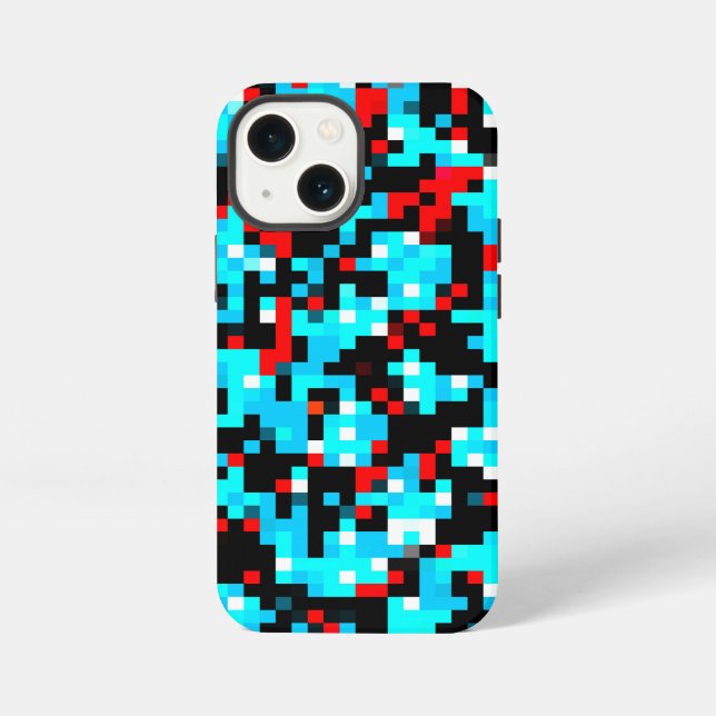 Etui iPhone 13 Mini Motif Abstrait multicolore (Verso)