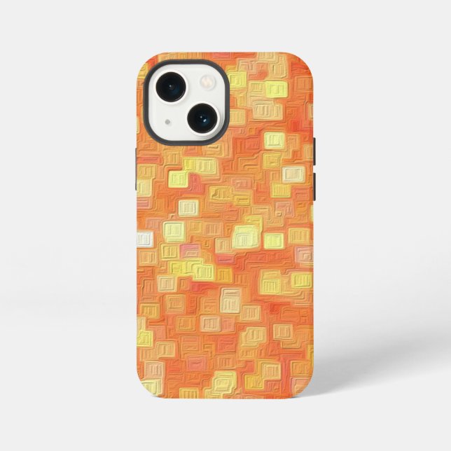 Etui iPhone 13 Mini Motif Abstrait Unique Moderne Tendance (Verso)