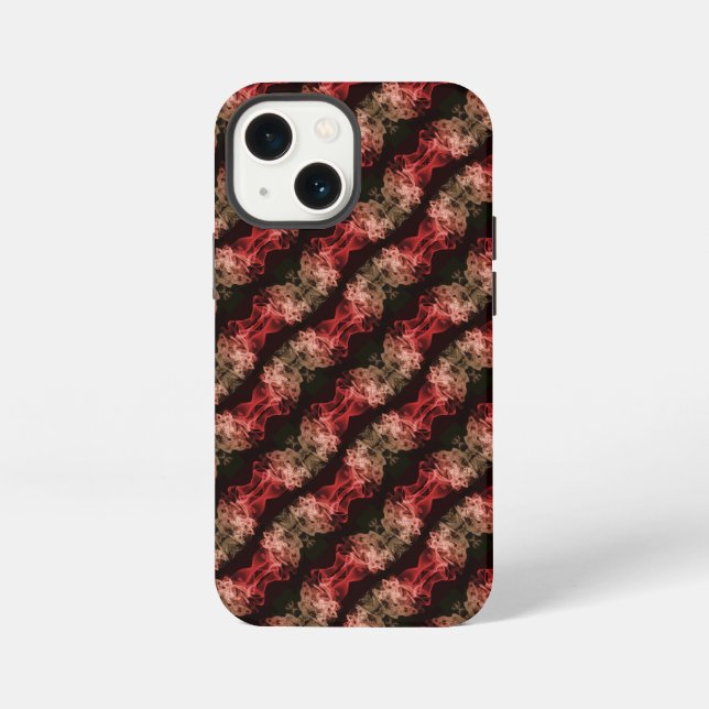 Etui iPhone 13 Mini motif de fumée Abstrait (Verso)