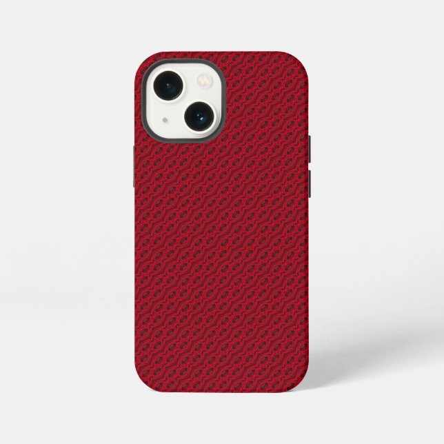 Etui iPhone 13 Mini motif de roses rouges (Verso)