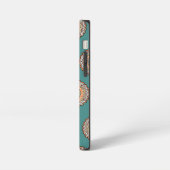 Etui iPhone 13 Mini Motif Mandala Zigzag (Côté gauche)