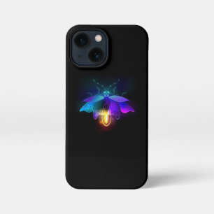 Etui iPhone 13 Mini Neon Firefly sur noir