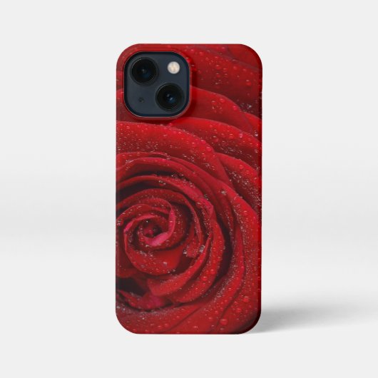 Etui iPhone 13 Mini Passion en fleurs : Boîtes téléphoniques d'éléganc (Verso)