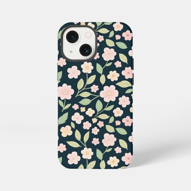 Etui iPhone 13 Mini Pink Spring Elegance (Verso)