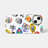 Etui iPhone 13 Mini Produire des autocollants de code-barres (Verso Horizontal)