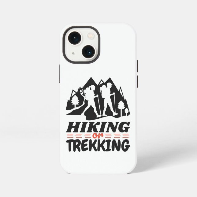 Etui iPhone 13 Mini Randonnée ou trekking (Verso)