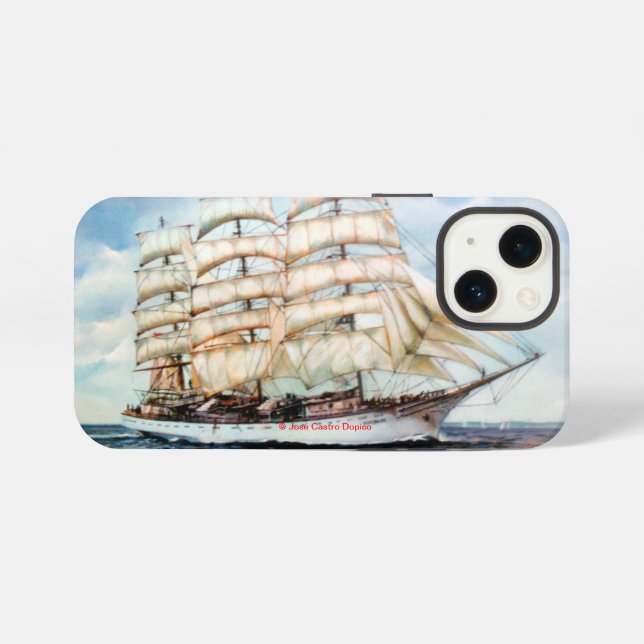 Etui iPhone 13 Mini Regata Cutty Shark (Verso Horizontal)