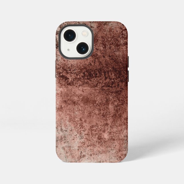 Etui iPhone 13 Mini Texture de béton grunge (Verso)