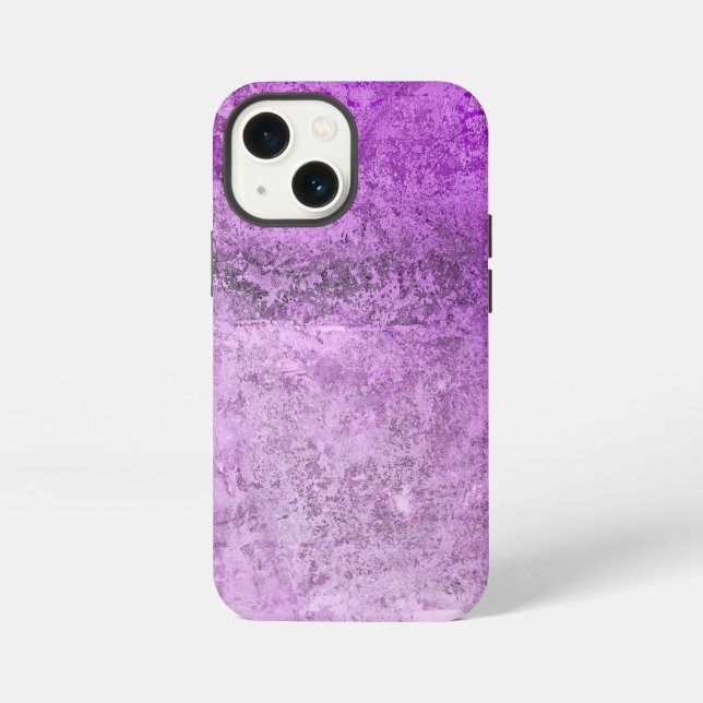 Etui iPhone 13 Mini texture de béton grunge (Verso)