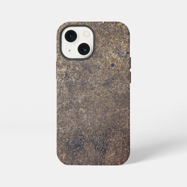 Etui iPhone 13 Mini Texture de béton grunge (Verso)