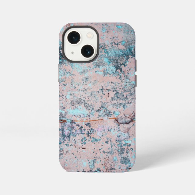 Etui iPhone 13 Mini texture de mur grunge (Verso)
