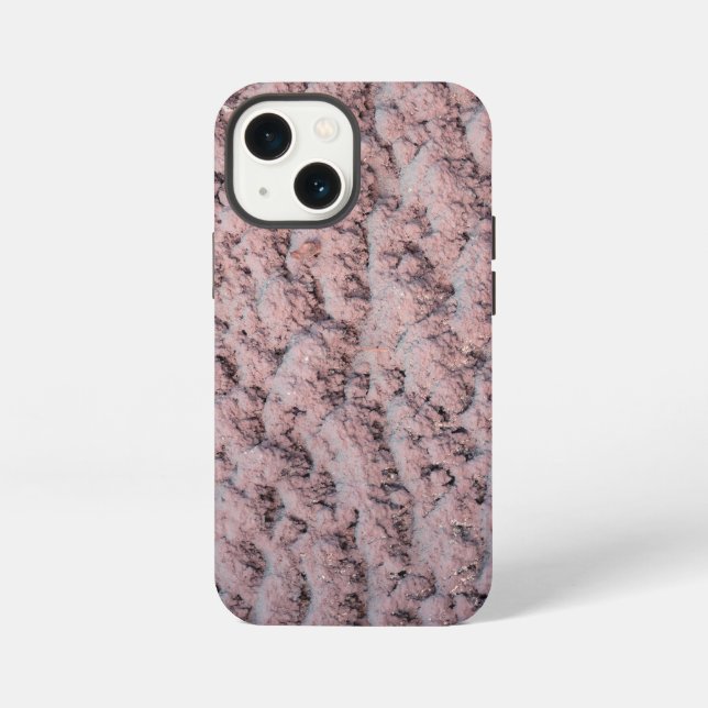 Etui iPhone 13 Mini Texture de pierre grunge (Verso)