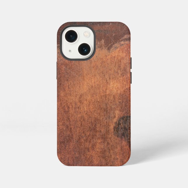 Etui iPhone 13 Mini Texture rouille grunge (Verso)