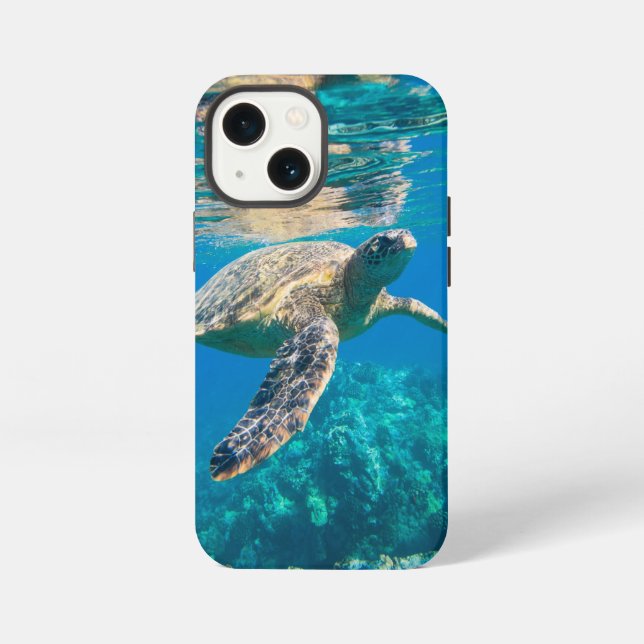 Etui iPhone 13 Mini Tortue de mer (Verso)