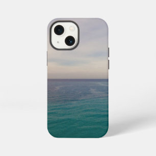 Etui iPhone 13 Mini Vagues-bleues-de-vacances-eau-de-mer-