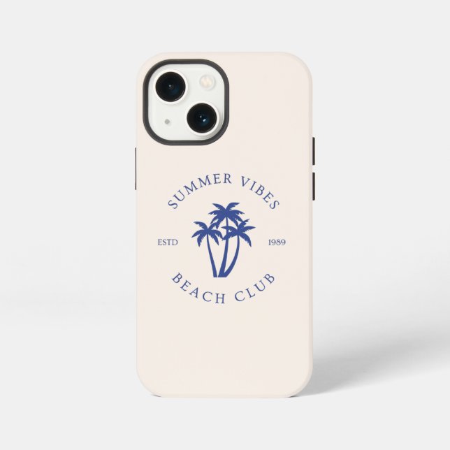 Etui iPhone 13 Mini Vibes d'été (Verso)