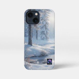 Etui iPhone 13 Mini Winter Wonderland Lake