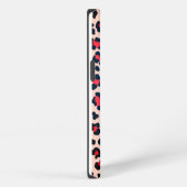 Etui iPhone 13 Mode Rose Léopard (Côté droit)