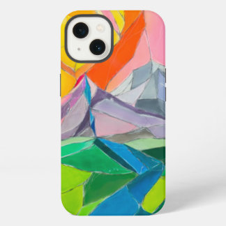 Etui iPhone 13 Modèle de boîtier de téléphone couleur paysage de
