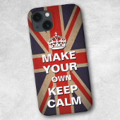 Etui iPhone 13 Modèle Keep Calm - Coque iPhone Union Jack