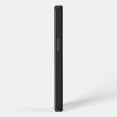 Etui iPhone 13 Modern Minimalist Black Executive QR Code Monogram (Côté droit)