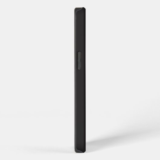 Etui iPhone 13 Modern Minimalist Black Executive QR Code Monogram (Côté droit)
