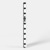 Etui iPhone 13 Moderne Monogramme à pois (Côté droit)