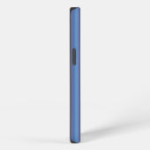 Etui iPhone 13 Moderne Rayure Bleue Violette (Côté droit)