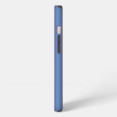 Etui iPhone 13 Moderne Rayure Bleue Violette (Côté gauche)