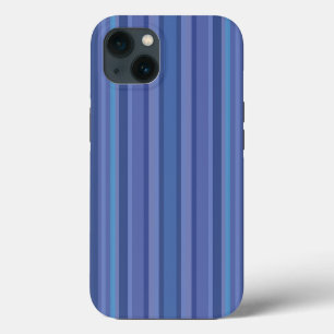 Etui iPhone 13 Moderne Rayure Bleue Violette