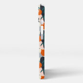 Etui iPhone 13 Moderne tendance Preppy Chic Apricot et Feuille (Côté gauche)