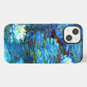 Etui iPhone 13 Monet - Lys d'eau (bleu) (Verso Horizontal)
