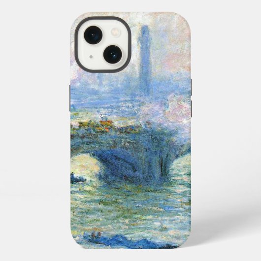 Etui iPhone 13 Monet - Waterloo Bridge, Londres, (Verso)