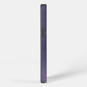 Etui iPhone 13 Monogram Violet Métal Brossé (Côté droit)
