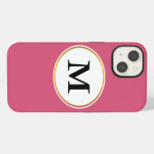 Etui iPhone 13 monogramme (Verso Horizontal)