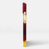 Etui iPhone 13 Monogramme de tournesol mou tendance (Côté gauche)